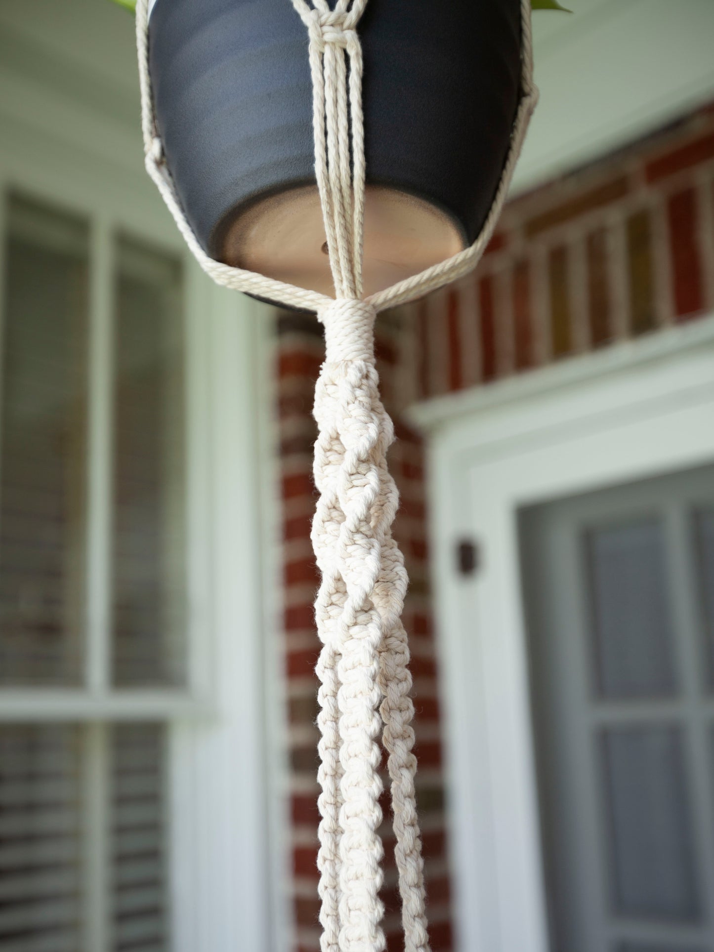 Double Carefree Macramé Hanger