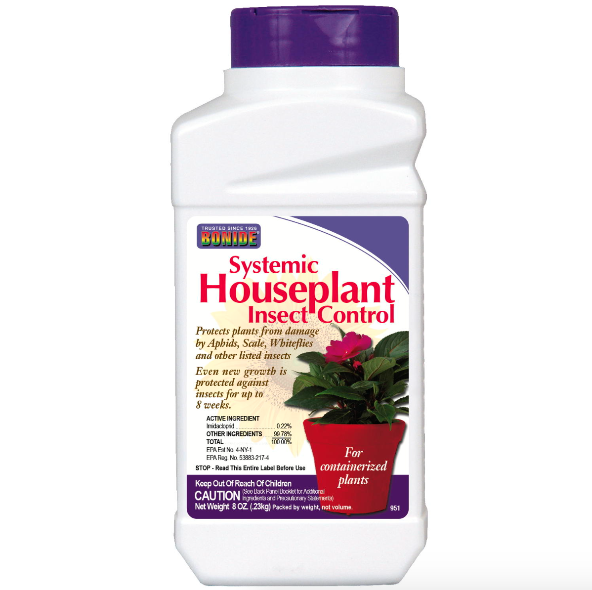 Bonide 2% Systemic Houseplant Insect Control Granules 8 oz.