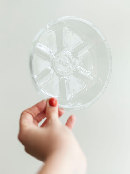 Clear Vinyl Saucers