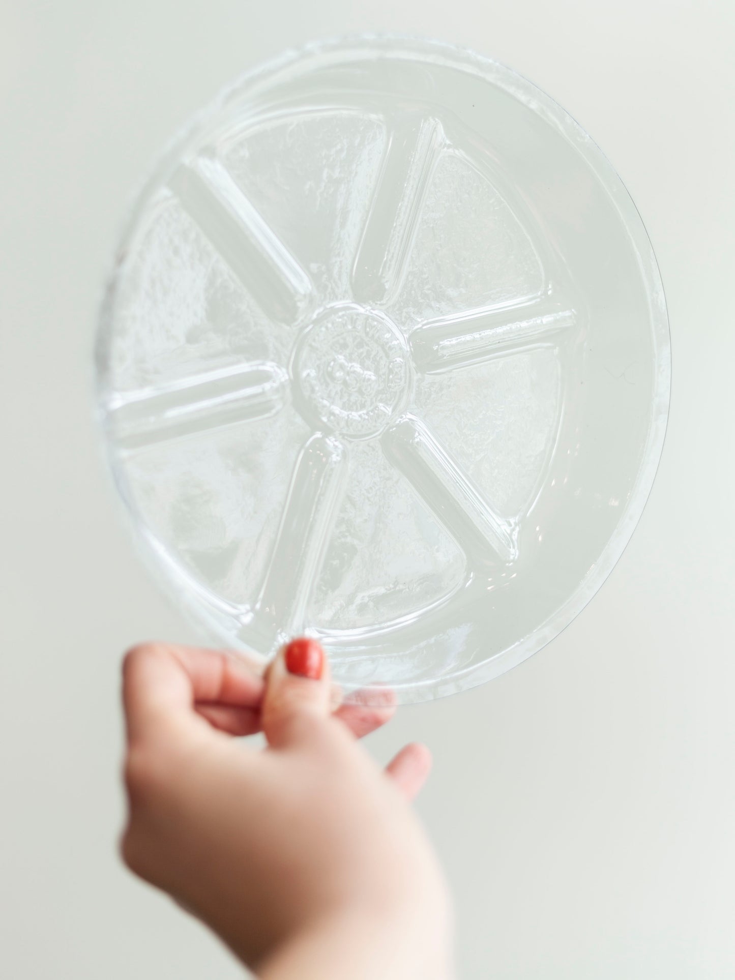 Clear Vinyl Saucers