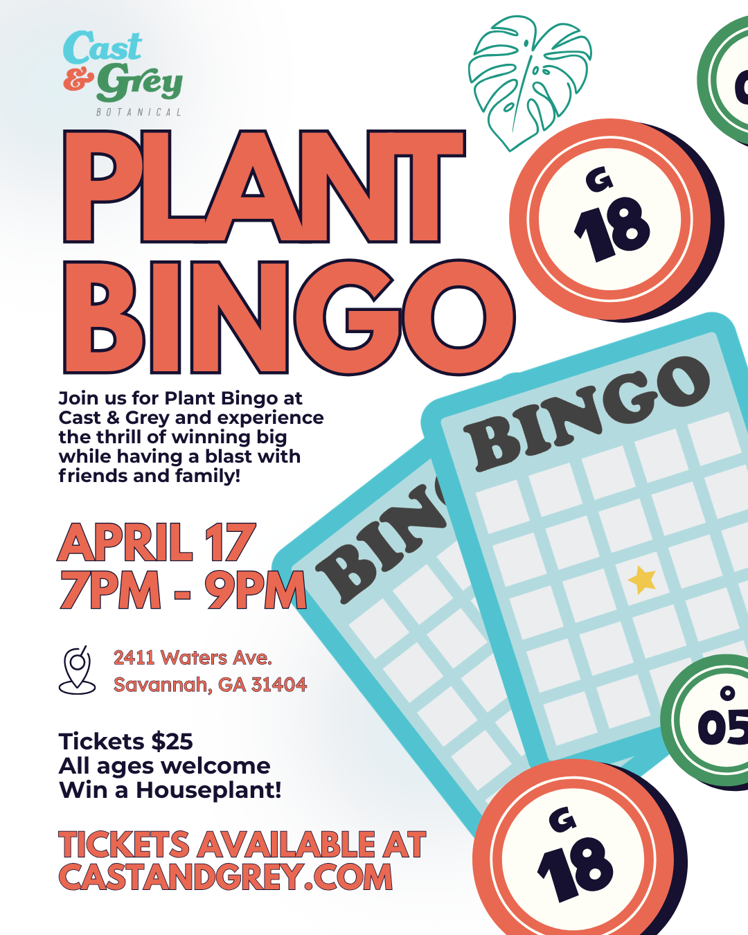 Plant Bingo - April 17th, 2026