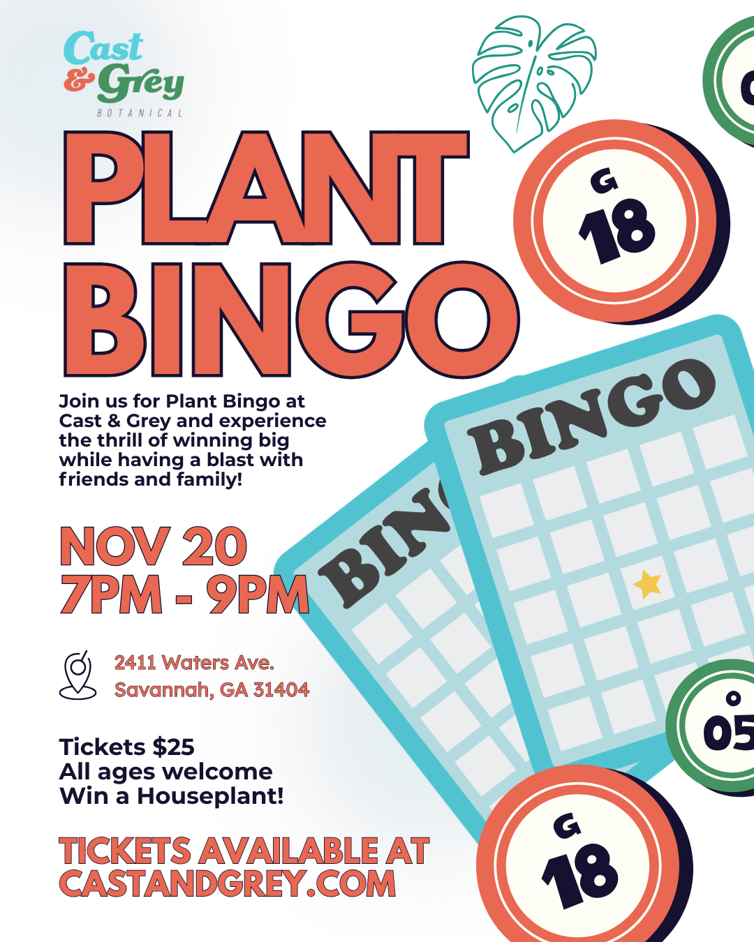 Plant Bingo - November 20, 2026
