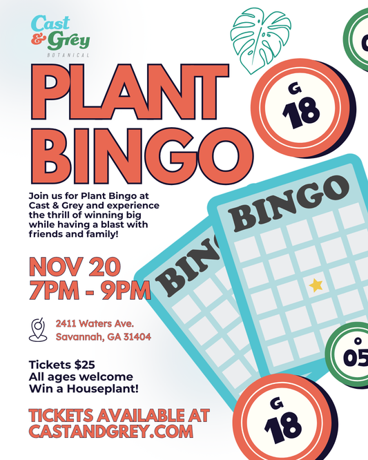 Plant Bingo - November 20, 2026
