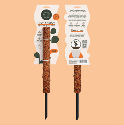 Coconut Coir Bendable Grow Pole 16"