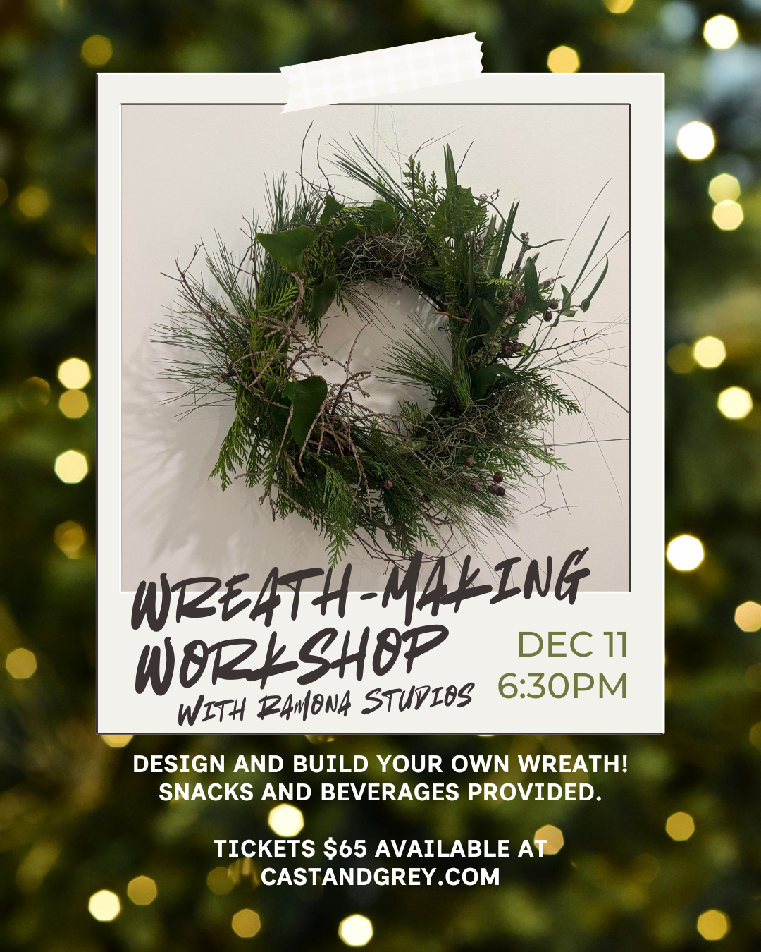 Wreath-Making Workshop with Ramona Studios