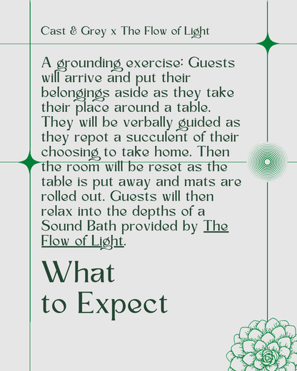 Succulents & Sound - August 20, 2026